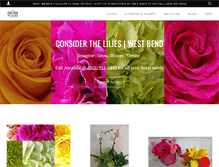 Tablet Screenshot of considertheliliesdesigns.com